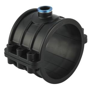 Welding Connection PP Pipe Fitting Plastic Saddle PP Clamp Saddle 100% Material