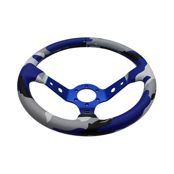 JIS 75MM Stainless Steel Boat Steering Wheel 14 Inch 350MM With Horn Button