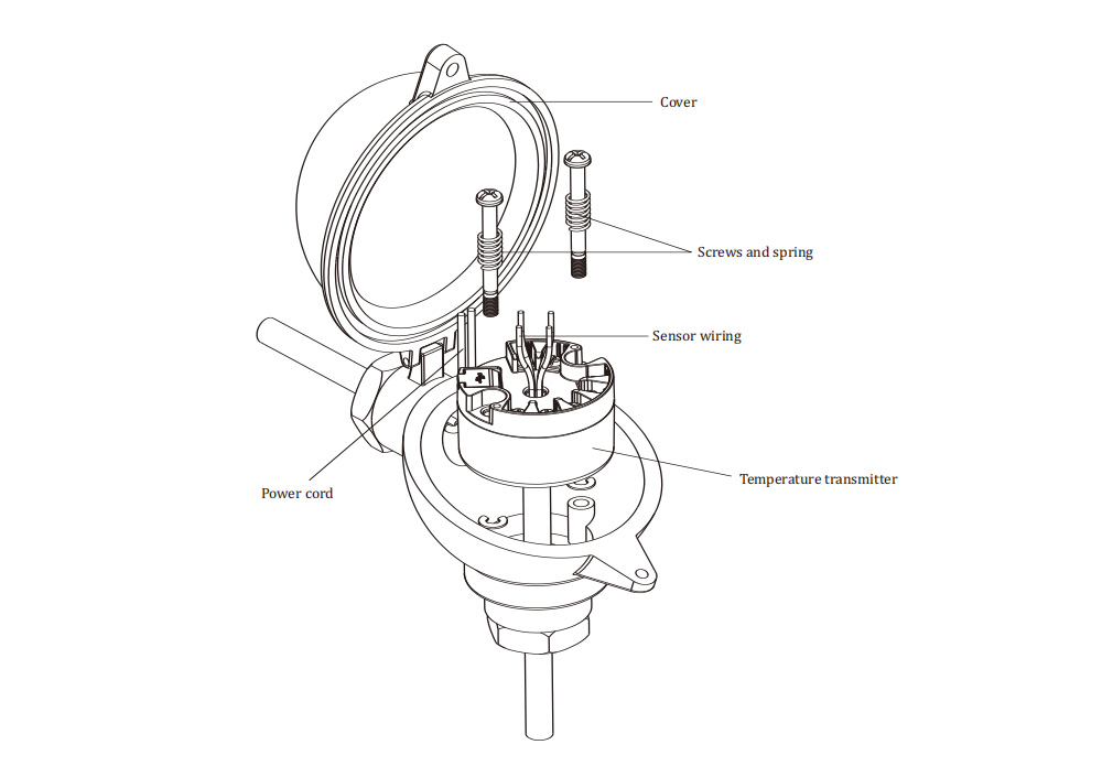 TMT192C Hart Head Mounted Temperature Transmitter Universal Input