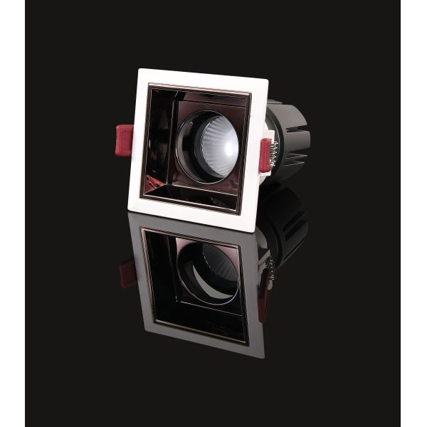 38deg Anti Glare Spotlights 100lm/ W Square LED Spotlight 15W 24deg 38deg