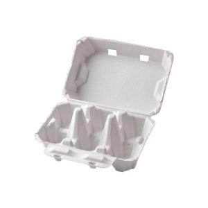 China Biodegradable Blank Egg Cartons Bulk Pulp Lining Unbleached OEM wholesale