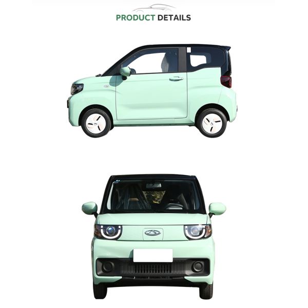 High Speed Chery QQ Ice Cream Mini EV Car with 120km Pure Electric Range