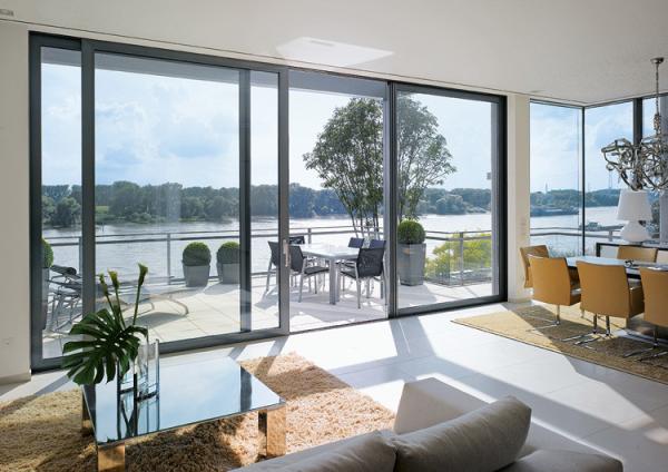 Quality Indoor Aluminium Sliding Glass Doors With EPDM Sealant Rubber Accessories used exterior sliding glass doors sale for sale