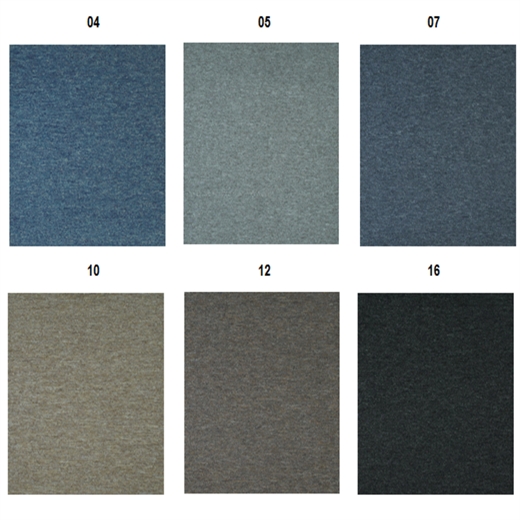 Pure color 50*50cm simple design PP loop pile Carpet tile