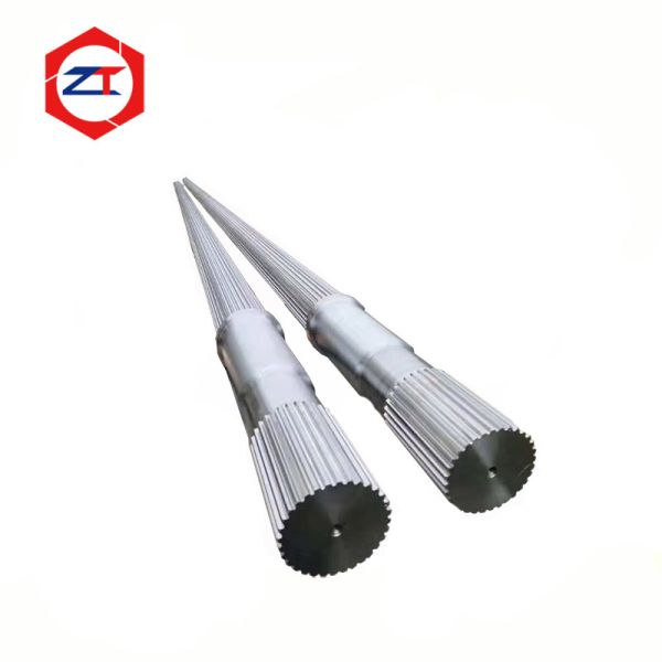 Gear Box Shaft Spline Milling Twin Screw Extruder Shaft LD 44:1 40CrNiMoa Material Stainless Steel CNC Machining Shaft