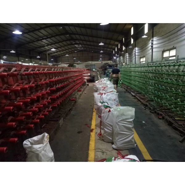 Red PP Leno Woven Mesh Bag With Drawstring Tubular Mesh Sacks 1.4mm X1.6mm