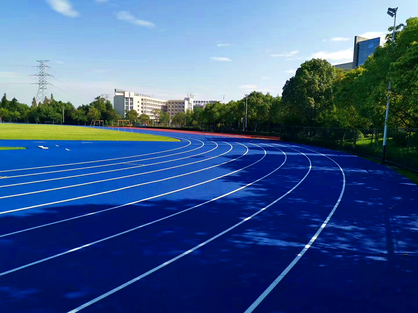 School Sandwich System Running Track Shock Absorption Runway Flooring