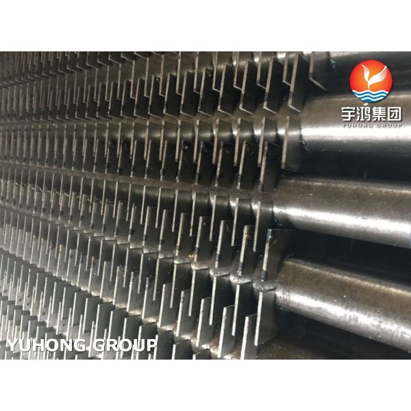 ASME SA312 TP347 Austenitic Stainless Steel Square Fin Tube For Heat Exchangers
