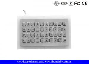 China Rugged Water proof Panel Mount Keyboard Metal , mini keyboard industrial with 40 Keys wholesale