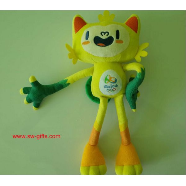 2016 Brazilian Olympic Mascot Vinicius Plush Doll Stuffed Toy 30cm Come From Rio de Janeir