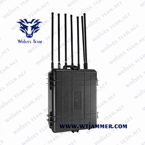 China Full Band 2000m 1300 Watt DDS Vehicle Cell Phone Jammer wholesale