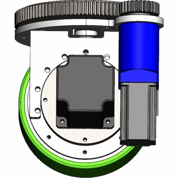 Brushless Motor AGV Wheel Drive 390mm Height Direct Drive Electric Wheel Motor