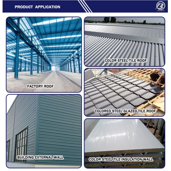 Colorful PPGI Roofing Sheet Welding Processing Service Durable Waterproof Full Hard Environmental Health Pattern Variety