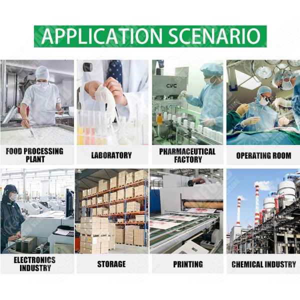 Low Noise Food Industry 220V Stainless Steel Air Shower