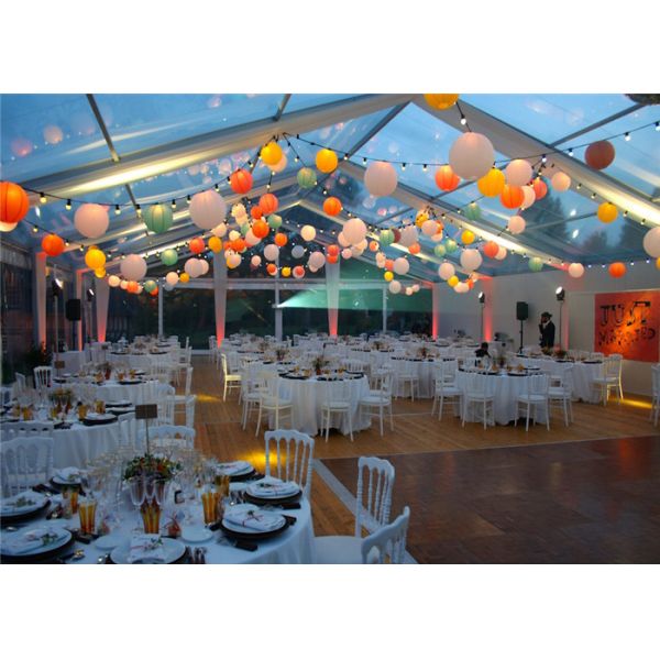 Aluminum Alloy Easy Set Up Clear Event Tent Flame Resistant 18m * 20m Canopy
