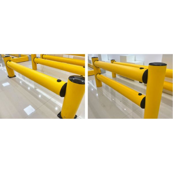 Flexible Pedestrian Barrier  Anti-Collision Guardrails Warehouse Safety Barrier Traffic Guardrails