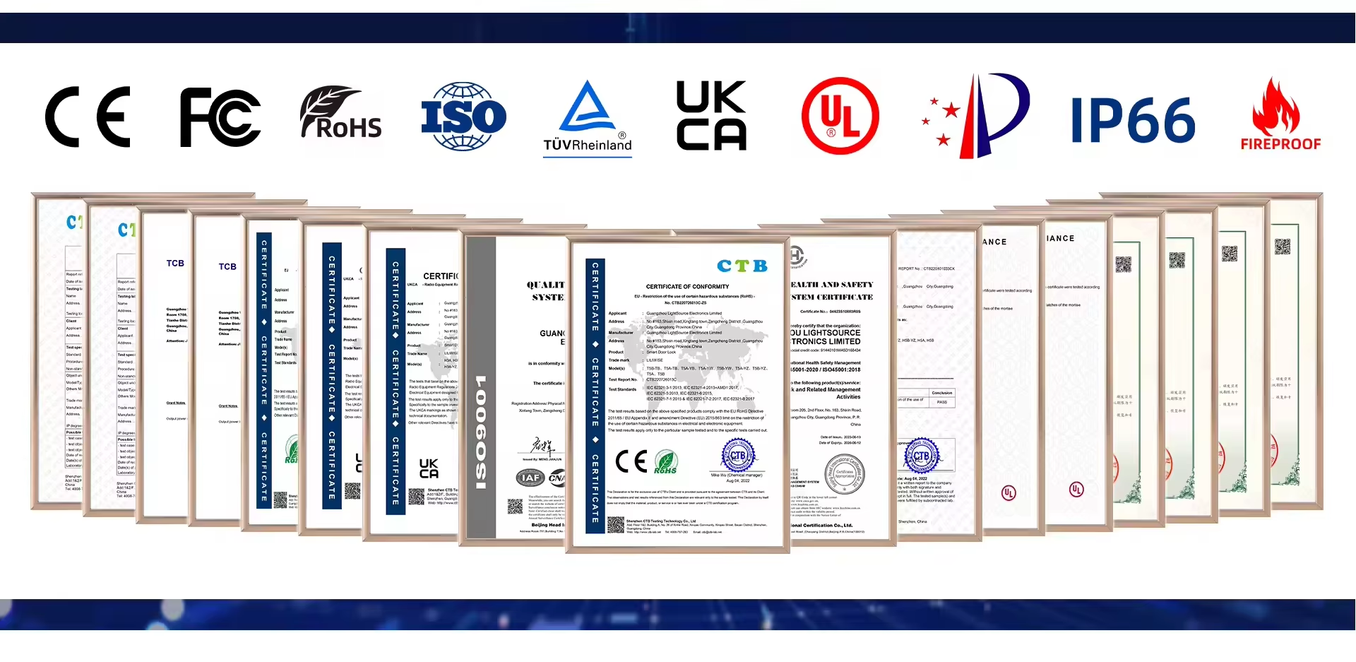 Fully Auto Smart Lock with WiFi Bluetooth Fingerprint and Key