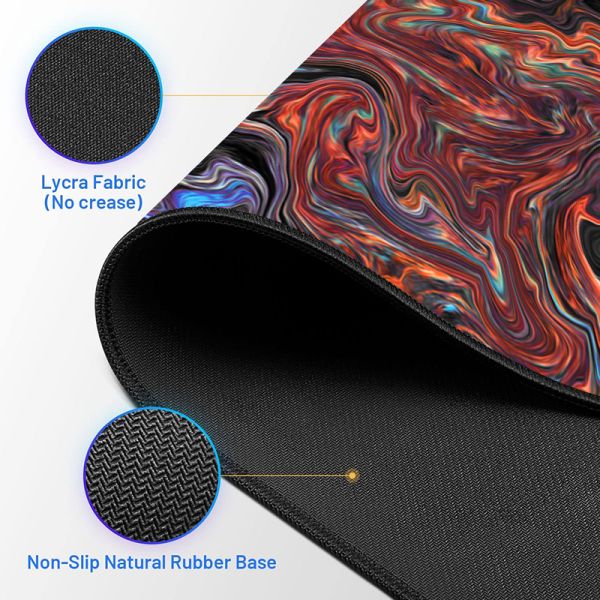 Large Strata Liquid Fluid Mousepad For Csgo Gaming Mous Pads NO Wireless Charging OEM