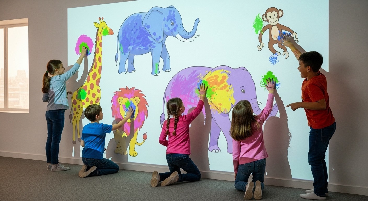 interactive wall painting