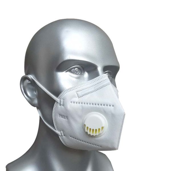 Customized Size Foldable Ffp2 Mask Three Layers Protection Bacterial Filtration