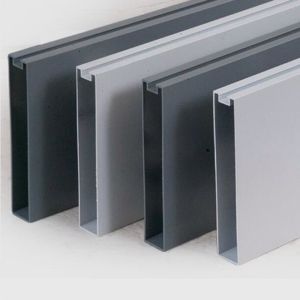 China Extruded Box Aluminum Baffle Ceiling PVDF Coating 0.8mm-3mm wholesale