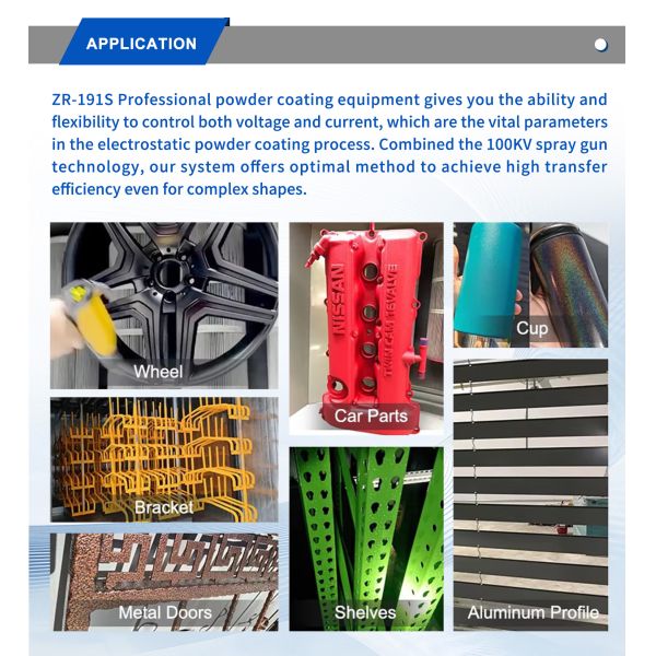 COLO-191S Epoxy Polyester Electrostatic Powder Coating Gun Painting Machine Vibrating Powder Coating Equipment for Fast Color Change