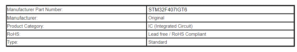 STM32F407IGT6 Amplifier IC Chip Microcontroller Chips SMT/SMD Mounting