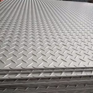 Welding Diamond Embossed Stainless Steel Sheet Cold Rolled Polished Surface