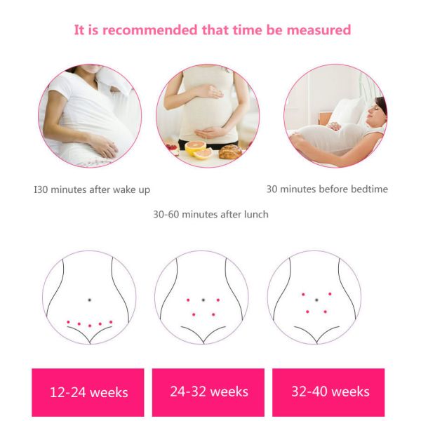 Safe Healthy Fetal Heart Detector 3mhz Doppler Pregnancy Fetal Heart Monitor