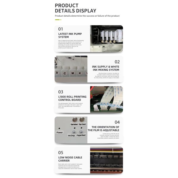 A3 Inkjet UV Flatbed Printer BetterPrinter Pet Film Powder Heating Curing Oven Dtf Dryer