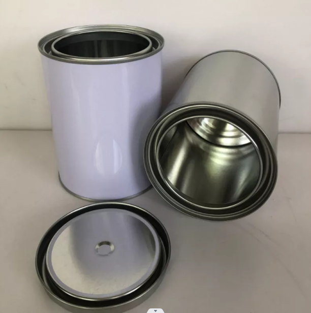 500ML 946ML Metal Stainless Steel Engine Oil Tin Can Offset Printing
