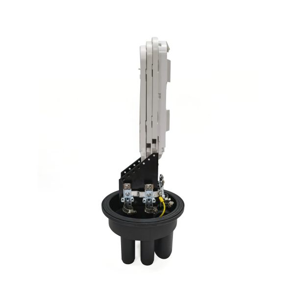 144 Cores Heat Shrink Dome Fiber Optic Splice Closure 1 Oval 4ports Arial Pole Wall Mount