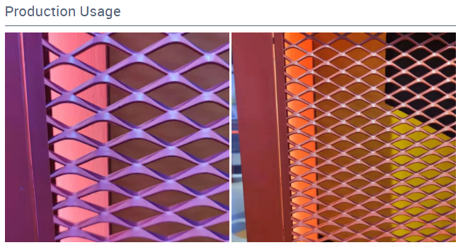 Silver Aluminum Metal Expanded Metal Mesh