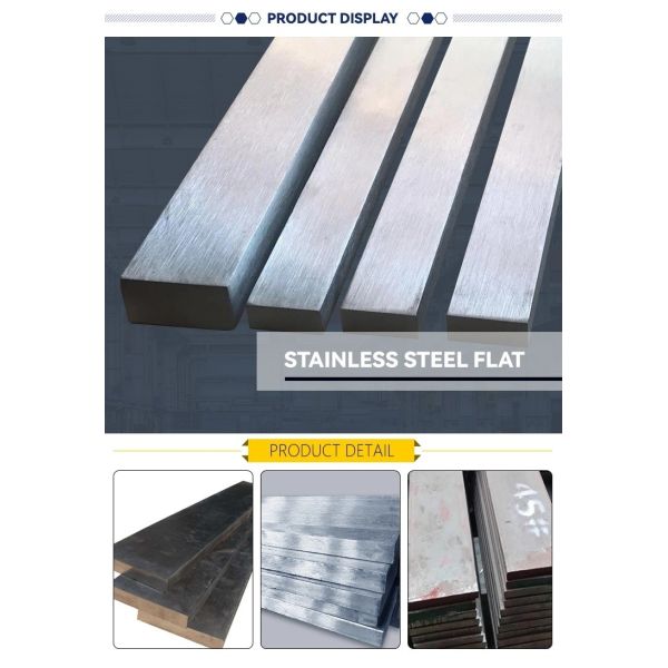 304L 316L Stainless Steel Flat Rod Pickled