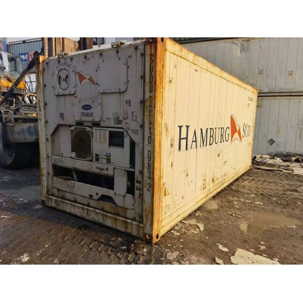 20ft Used Refrigerated Freezer Container in Dubai External Dimensions 6058x2438x2591mm and Customized
