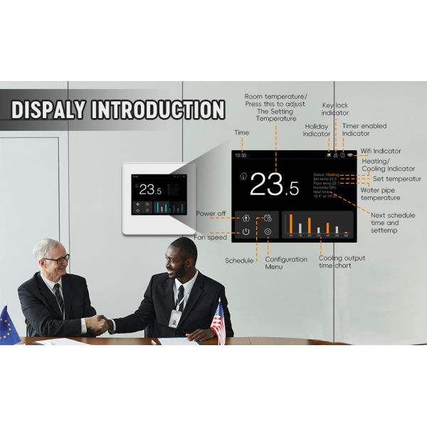 Wireless Tuya APP Digital Smart WiFi Thermostats Underfloor Heating Automatic