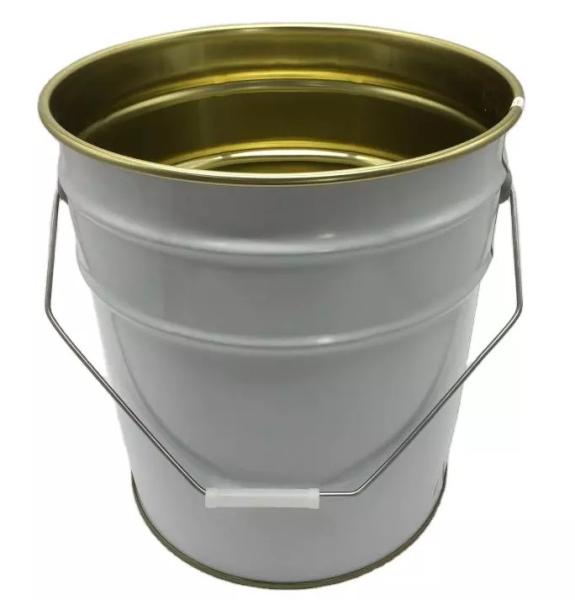 Quality Conical Shape 20 Liter Metal Paint Bucket Tinplate Barrel for sale