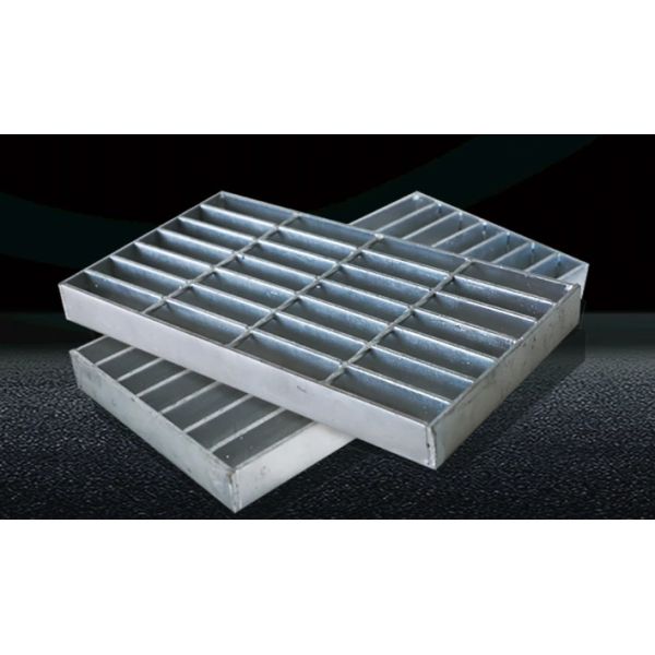 Low Carbon Steel Walkway Grating For Power Plant 25*3mm