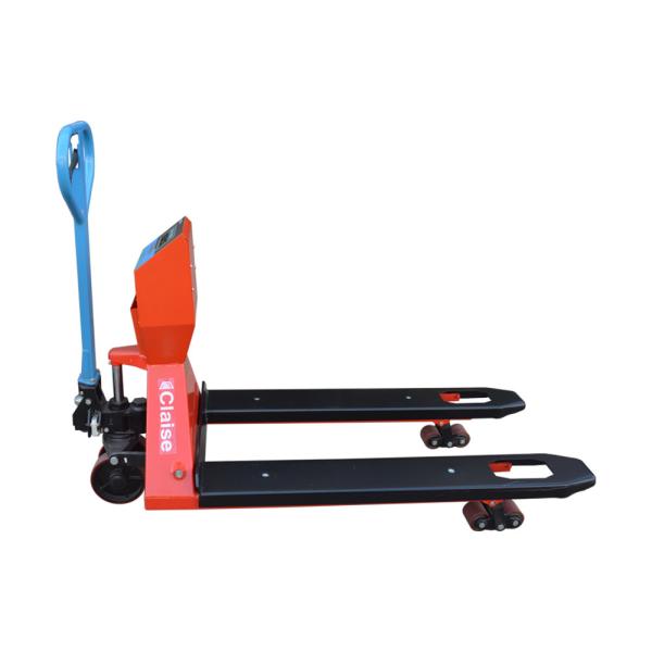 Quality Hydraulic Hand Pallet Jack Scales / Pallet Truck With Weighing Scale Mild Steel for sale