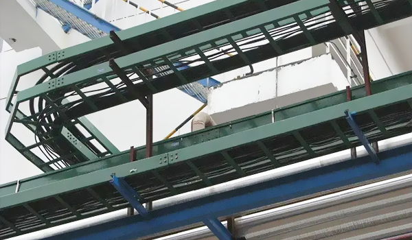 Chain Drive Cable Tray Machine - Detail View