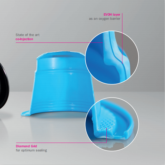 Empty Food Grade PP Self Protected Nespresso Capsules