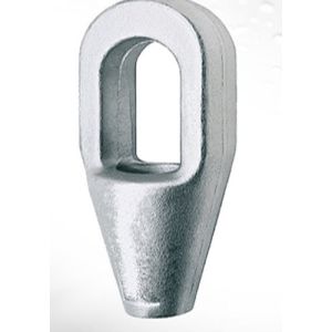 China G417 Wire Rope Grooved Closed Spelter Socket Hot DIP Galvanized wholesale