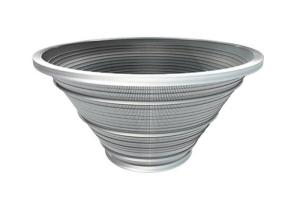 China Filtration And Classification Wedge Wire Basket 150 Microns on sale