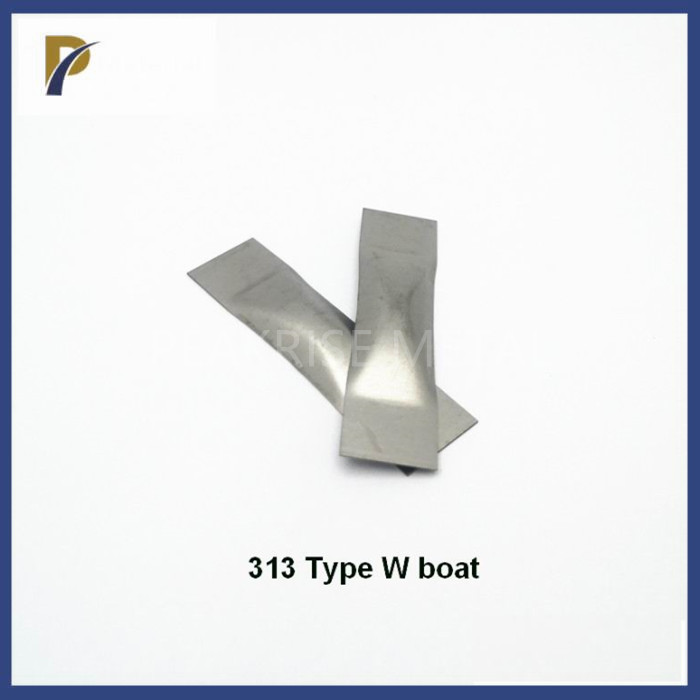 Stamping Evaporation Tungsten Boat For Resistive Evaporation Source Vacuum Evaporation Coating Boat