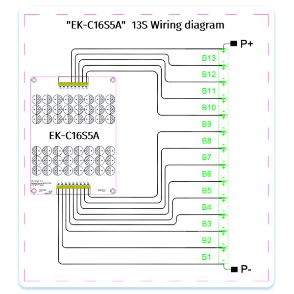 48V BMS Lto Lithium Lifepo4 Active Balancer 12s 13s 14s 15s 16s 5A For Energy Storage