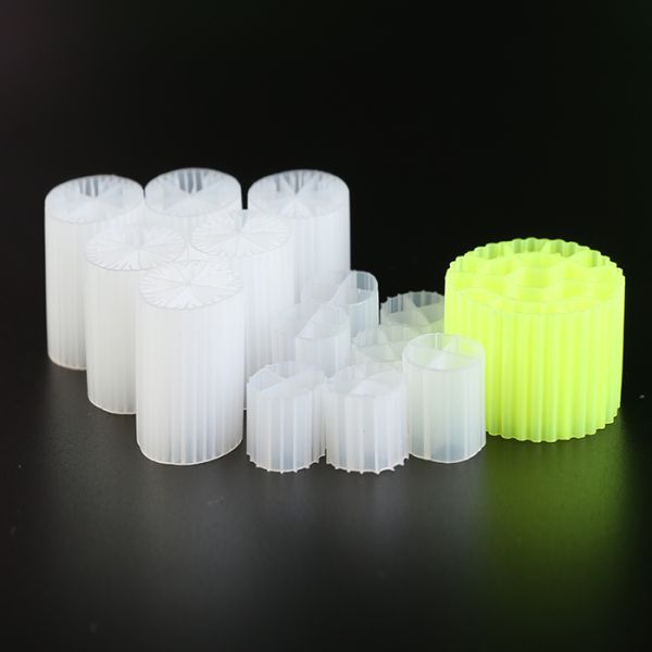 Virgin HDPE MBBR Plastic Filter Media With Good Surface Area And White Color