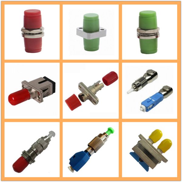 Telecommunication Fiber Optic Singlemode Simplex FC-SC Hybrid Female to female Adapter