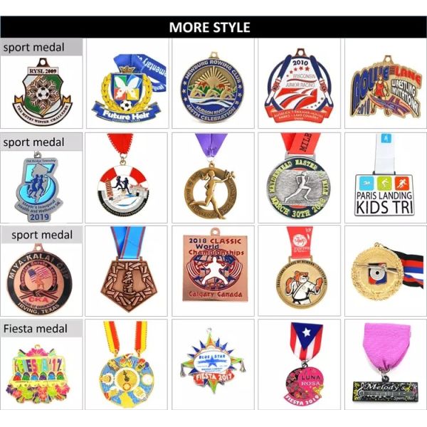 Chrome Military Order Custom Award Medals