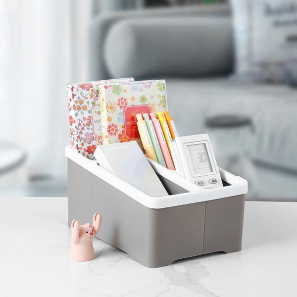 Quality Household Desktop Plastic Stationery Organiser For Notebook for sale