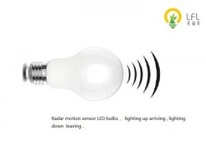 China 7W 800lm A70 Smart Led Light Bulbs Radar Motion Sensor With Super Brightness wholesale